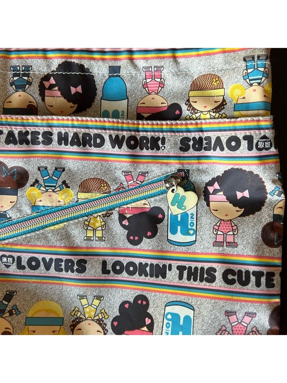 Harajuku Lovers Multicoloured Print Crossbody Bag By Gwen Stefani - Picture 4 of 12